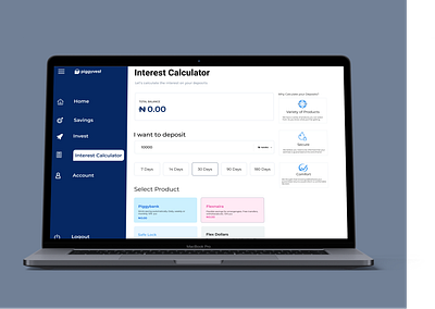 Interest calculator app calculator app calculator ui ui ux web web design