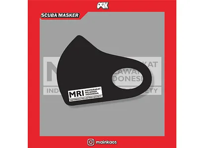 My Design Scuba Mask design flat logo vector