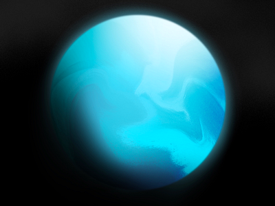 Blue Planet astronomy blue digital painting planet procreate solar system space telescope