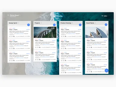 Hectic Platform board project trello web webapp workspace
