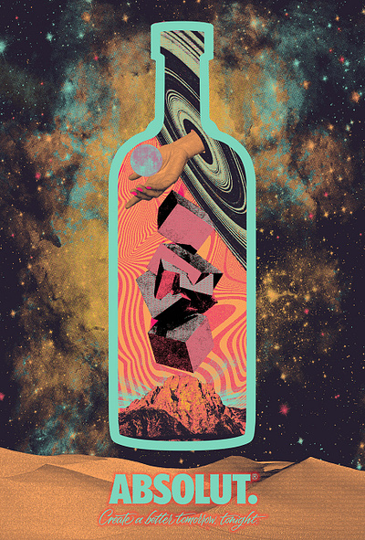 Absolut Vodka International Design Competition graphic design illustration poster