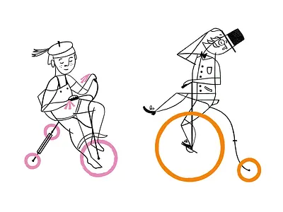 Bycicles book children book illustration childrens book childrens illustration digital illustration ilustracion love