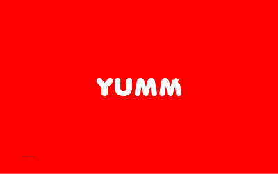 Yumm logo aesthetics branding design designmatters geometric icon logo minimaldesign typography ui