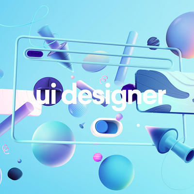 Job Ad Series: UI Designer 3d illustration photoshop post process rendering