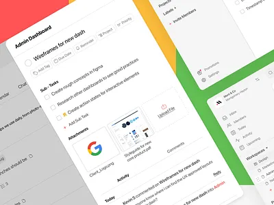 To Do List App pt.2 app boards cards clean dash dashboard design interface list management schedule search simple software task task management task manager ui ux web