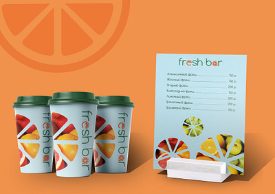 "FRESH BAR" design logo