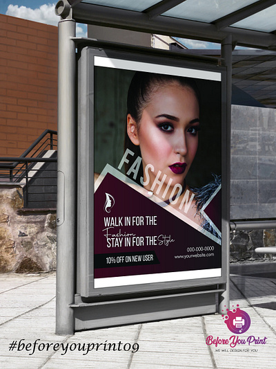 Fashion Banner branding illustrator logo typography