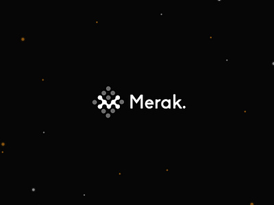 Merak Logo app brand identity branding design icon illustration logo product tech typography web