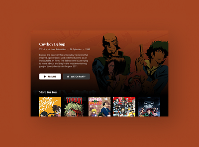 Daily UI Day 25: TV App daily ui 0025 dailyui design flat ui web design