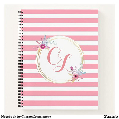 Notebook notebook pretty student writer writing zazzle