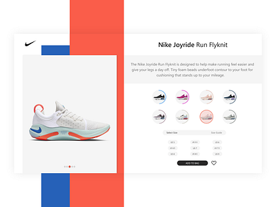 Customize Product customize product dailyuichallenge nike uidesign uiux webdesign webui