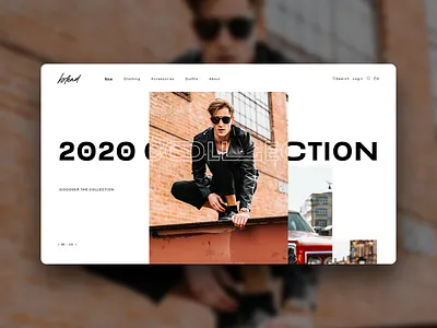 Blend_site concept concept design desktop ecommerce fashion typography ui ux web design website