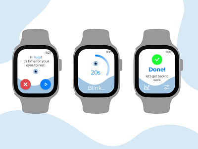 eye care- part 3 app app design app ui application application design application ui design eye eye care iwatch smart watch app ui ux ux design watch