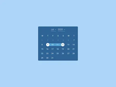 Date Picker dailyui dailyui 080 date picker date selector design figma ui ux web