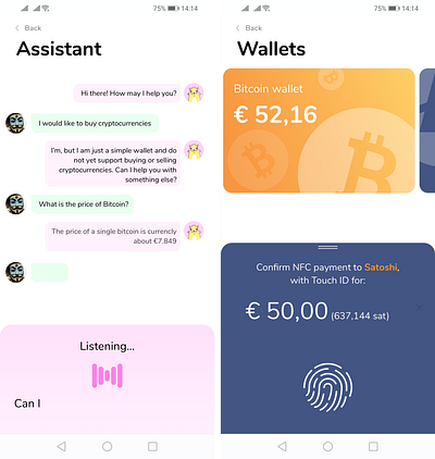 Humanizing technology in Apps app crypto wallet design ux