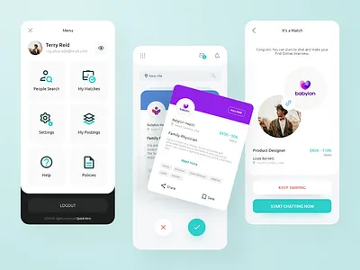 Quick Hire app design ui ui ux design ui development ui inspiration ui trends uidesign uiux uix user experience user experience design user interface user interface design ux ux design ux trends