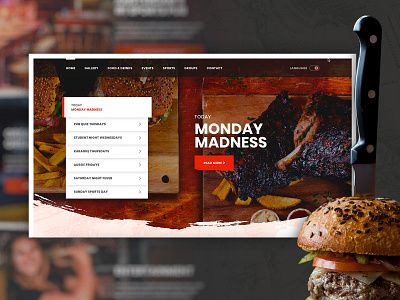 Outback Restaurant adobexd case casestudy dutch dutchdesign graphic design ui userexperience ux uxui web web design website