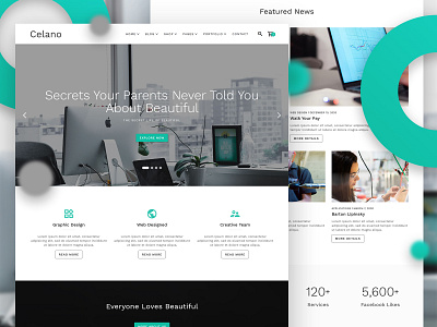 Celano - Business Multipurpose Clean Bootstrap Html Website blog creative design ecommerce fashion store landing page minimal multipurpose psd template retina
