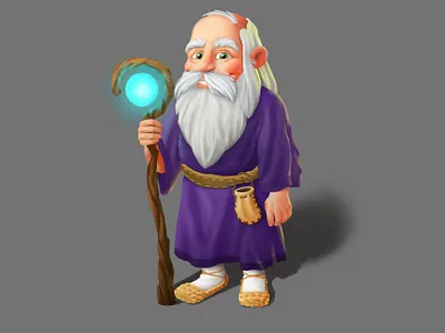 The forester character art casual game cg character design colorful art