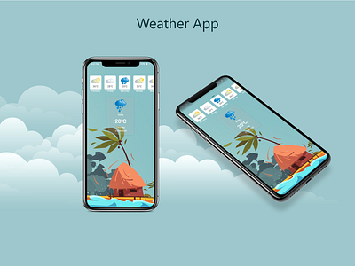 Weather App ios rainy sun weather weather app