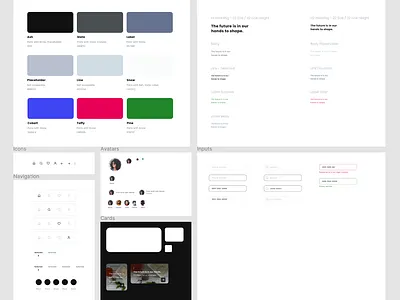 Native Design System (Free Download) app clean design design system flat mobile
