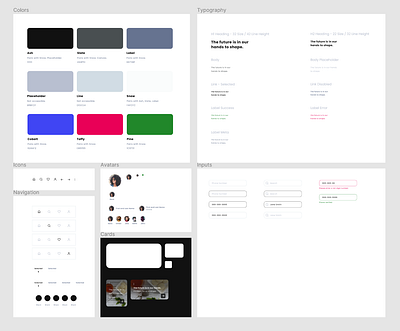 Native Design System (Free Download) app clean design design system flat mobile