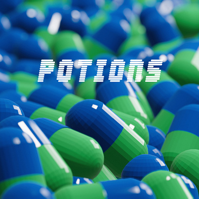 Pills & Potions 3d africa blender branding design illustration kenya nairobi ui vector