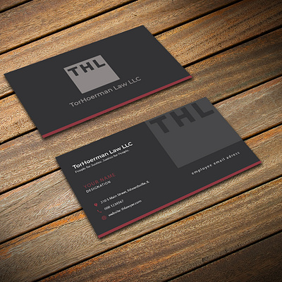 TorHoerman Law, LLC new Business Card design business business card design businesscard graphicdesign