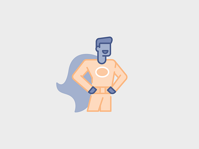 Super Icon brand branding comics design flat geek art icon iconography icons illustration superhero vector