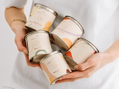 Tin Candle Packaging branding candle candle packaging colorful design design studio graphic design identity illustration label label design layout london packaging luxury packaging minimal packaging packaging design product design tin candle typogaphy