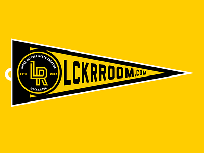 LR Pennant Tag branding design sports