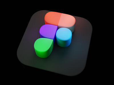 Figma icon Big Sur Style 3d icon 3d logo animation big sur big sur style blender colorful figma figma design figma icon logo mac os mac os big sur