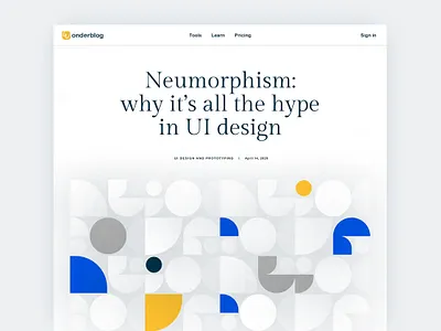 Neumorphism blog post abstract abstract art abstract background abstraction illustrated illustration illustration design material materialdesign neomorphism neumorphic neumorphism typogaphy ui ui design vector web website