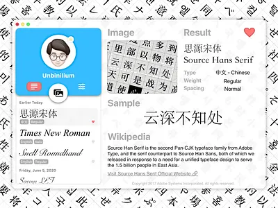 Font Identifier app macos pixelmator ui