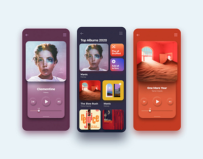 Album Cover Color Responsive Music player UI app appui appuidesign music music player player player ui ui ui design uidesigner uidesigns uidesing uiux uiux designer uiuxdesign ux