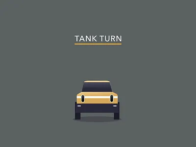 Tank Turn - RIVIAN 2d 2d animation ae aftereffects animation electric cars motion design pickup truck r1 rivian tank turn truck