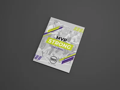 MVP Strong: 2018 In Review magazine design