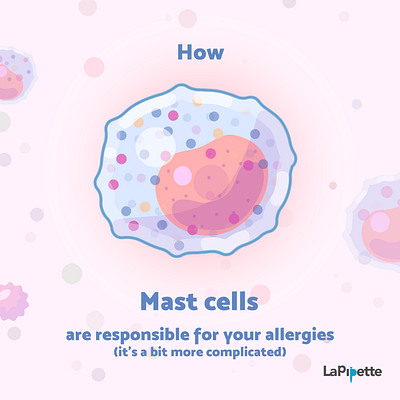 Week14 - Mast cell biology blood cell flat illustration illustration immunology sciart scicomm science vector