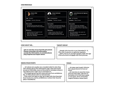 ART - UX Research app persona target group ux design ux research