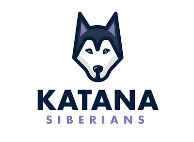 Katana Siberians design illustration logo