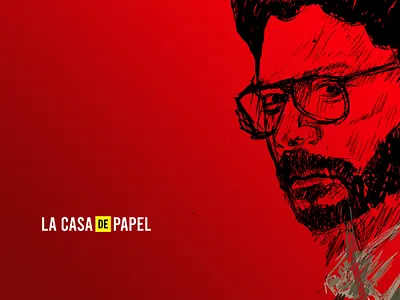 Professor character illustration minimalist movie