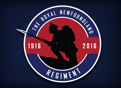 Royal Newfoundland Regiment illustration logo
