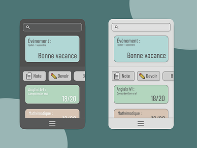 Interface téléphone creation design template téléphone