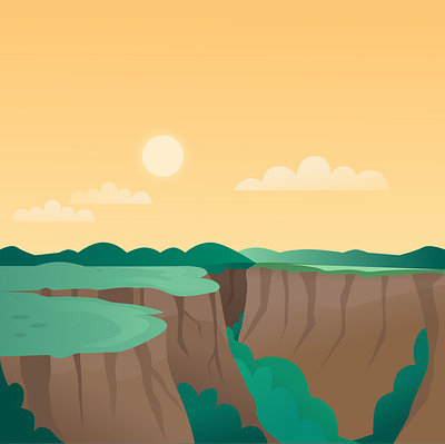 Cambará do Sul/RS graphic design gravit illustration travel trip vector viagens