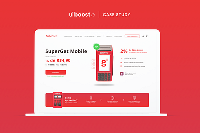 SuperGet Case Study - UIBoost design redesign ui uiboost web