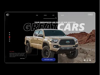 Cars adobe xd design diseño ui uidesign uxdesign uxui web web design website