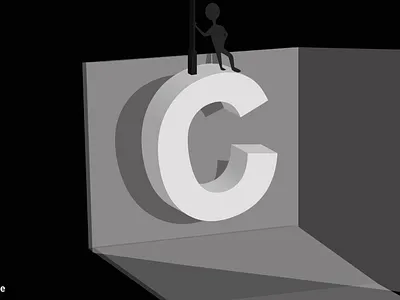 Letter art C app art design flat illustration illustrator logo minimal typography vector