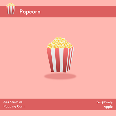 Popcorn 🍿 design emoji emoji set emojis sketch app sketching