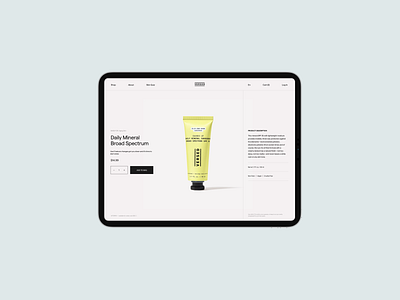 VERSED shop redesign beauty beauty product cosmetic cosmetics product single page shop shopify typography website whitespace