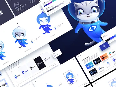 Crizit Mascot brand guide branding branding and identity branding design cat logo design design elements logo logo design logodesign mascot character mascot design mascot logo shakuro visual identity visual identity brandbook